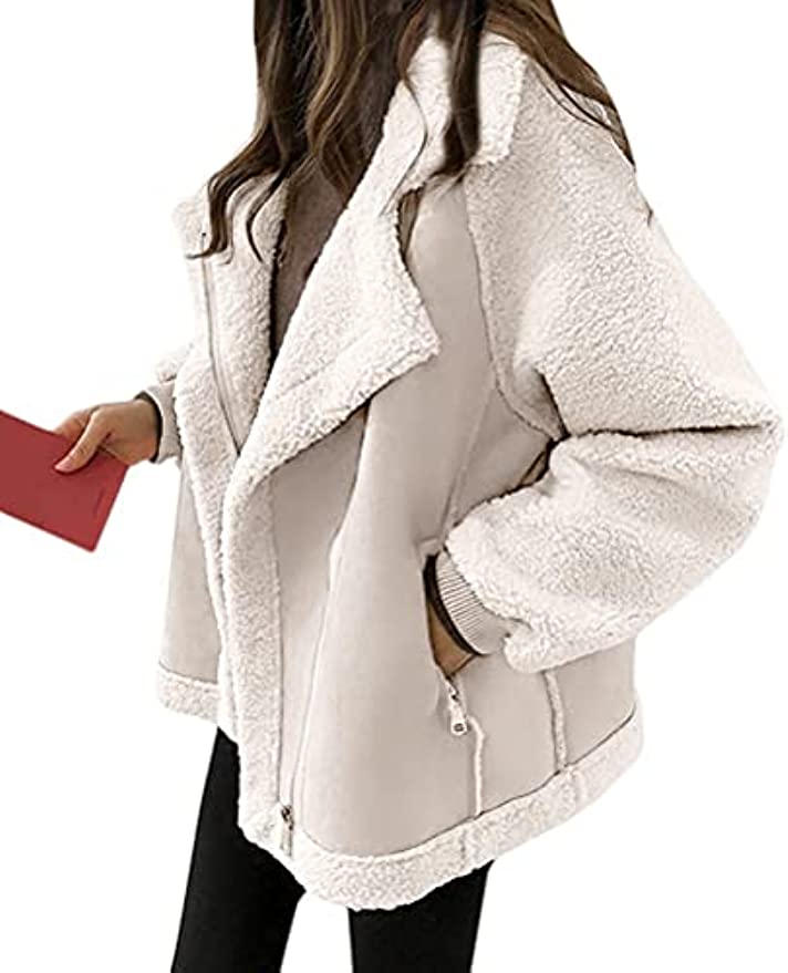 ボアブルゾン フェイクムートン ジャケットもこもこ コート アウター 防寒 冬ファッション お洒落 レディース