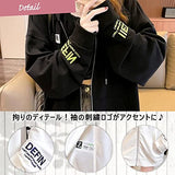 3カラー デザイン パーカー 大きめ 薄手 レディース 長袖 ゆったり 春夏 カジュアル 可愛い 韓国 S〜XL