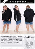 大きいサイズ レディース トップス パーカー ジップ ロゴ プリント フーディー ポケット
