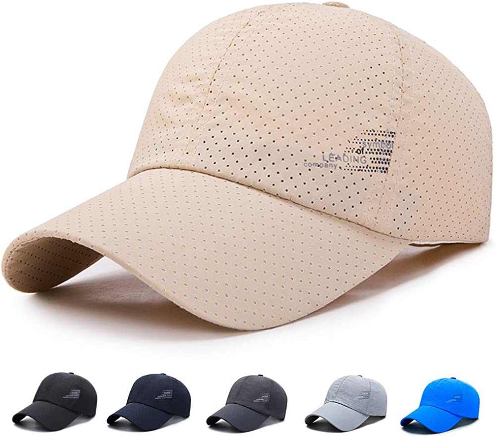 キャップ 帽子 軽量 通気性あり メッシュ UVカット 紫外線 日よけ 速乾 軽薄 調節可能 おしゃれ 野球帽 ランニング メッシュキャッ –  UNIQBAIT